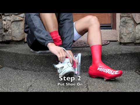 veloToze Tall Shoe Covers Installation