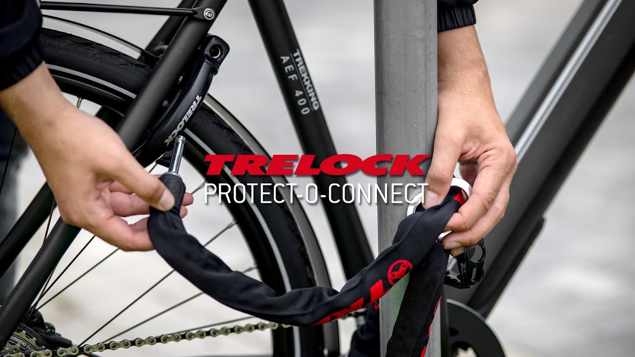 TRELOCK PROTECT-O-CONNECT-System: Rahmenschlösser + Einsteck-Ketten für das E-Bike und Fahrrad