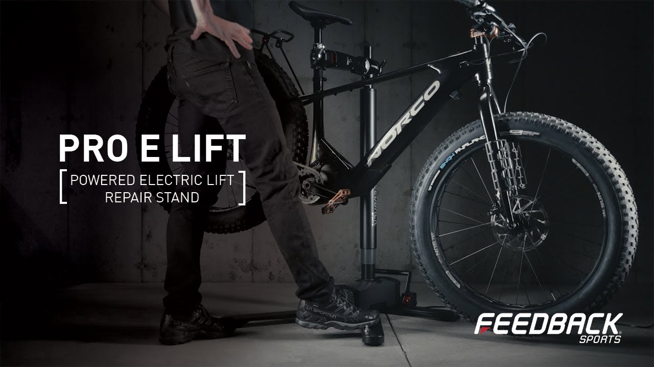 Feedback Sports Pro E Lift Powered Electric Lift Bike Repair Stand