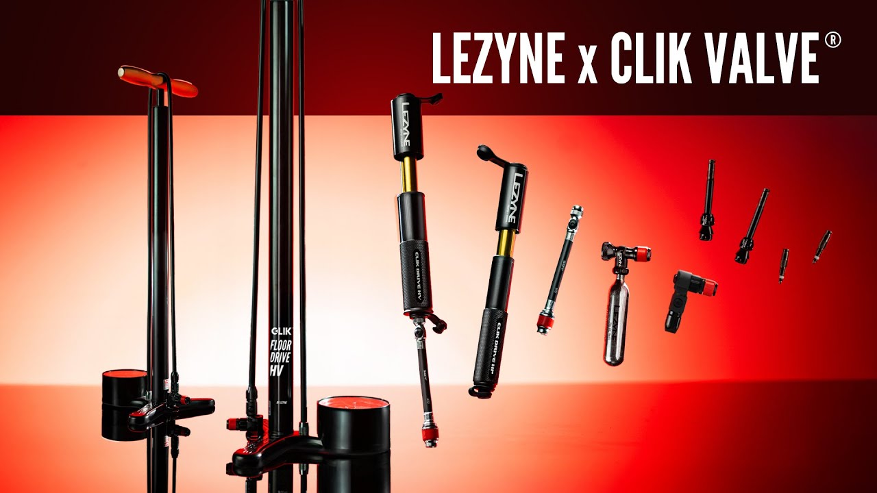 Lezyne & Clik Valve® | Introducing Clik Valve Compatible Lezyne Pumps and Accessories