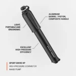 SPORT DRIVE HP - Pompe à Main LEZYNE Haute pression - 8,3Bar max - 170mm – Image 3