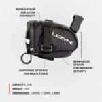 M CADDY - Sacoche LEZYNE de selle Lezyne 0,4L/Fermeture étanche/Bande réfléchissante – Image 6